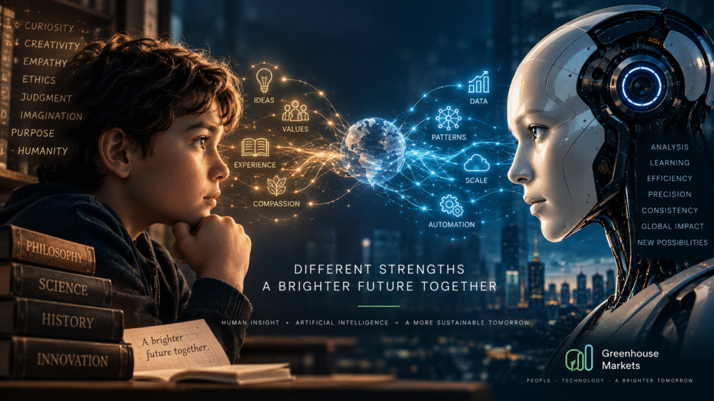 Human intelligence and artificial intelligence compared through modern AI technology